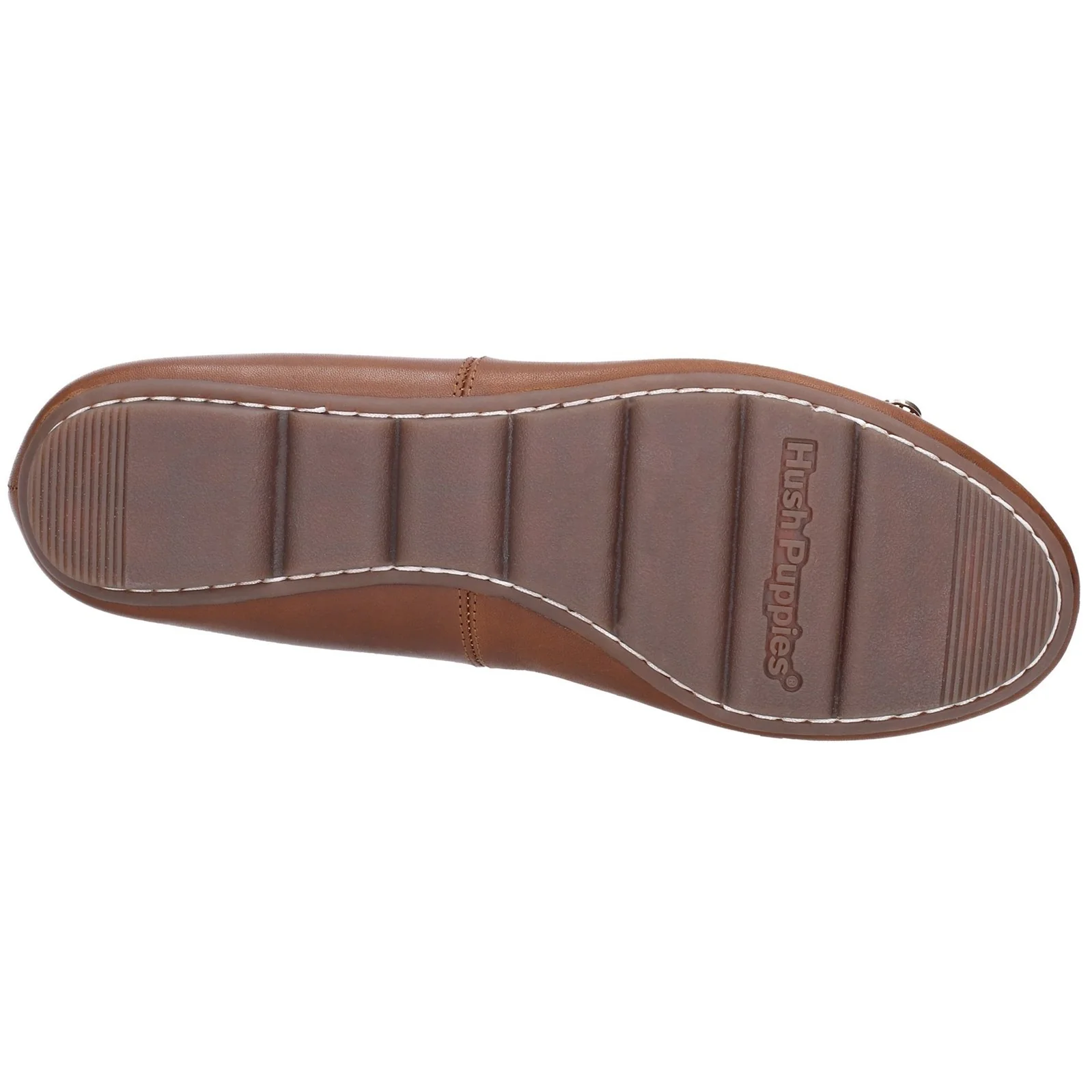 Brown Abby Bow Slip-On Ballet Shoes - Image 3
