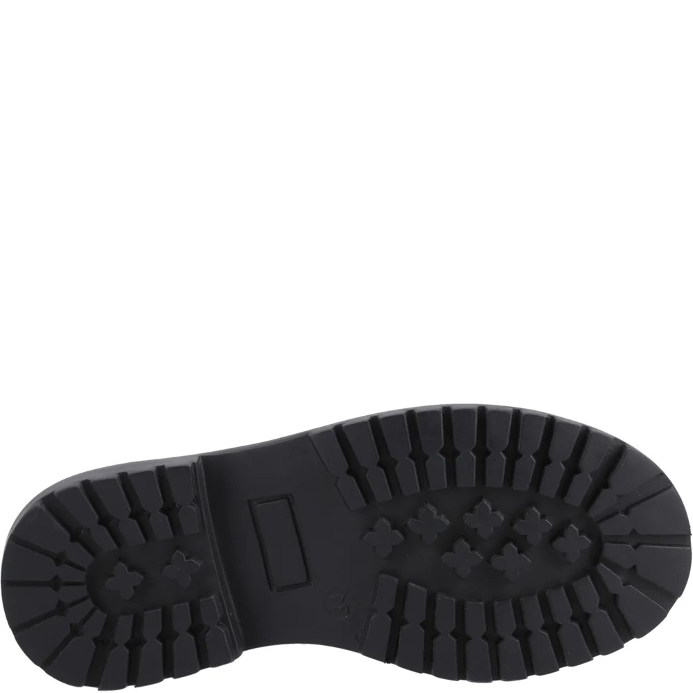 Black Abigail Patent Senior School Shoes - Image 3