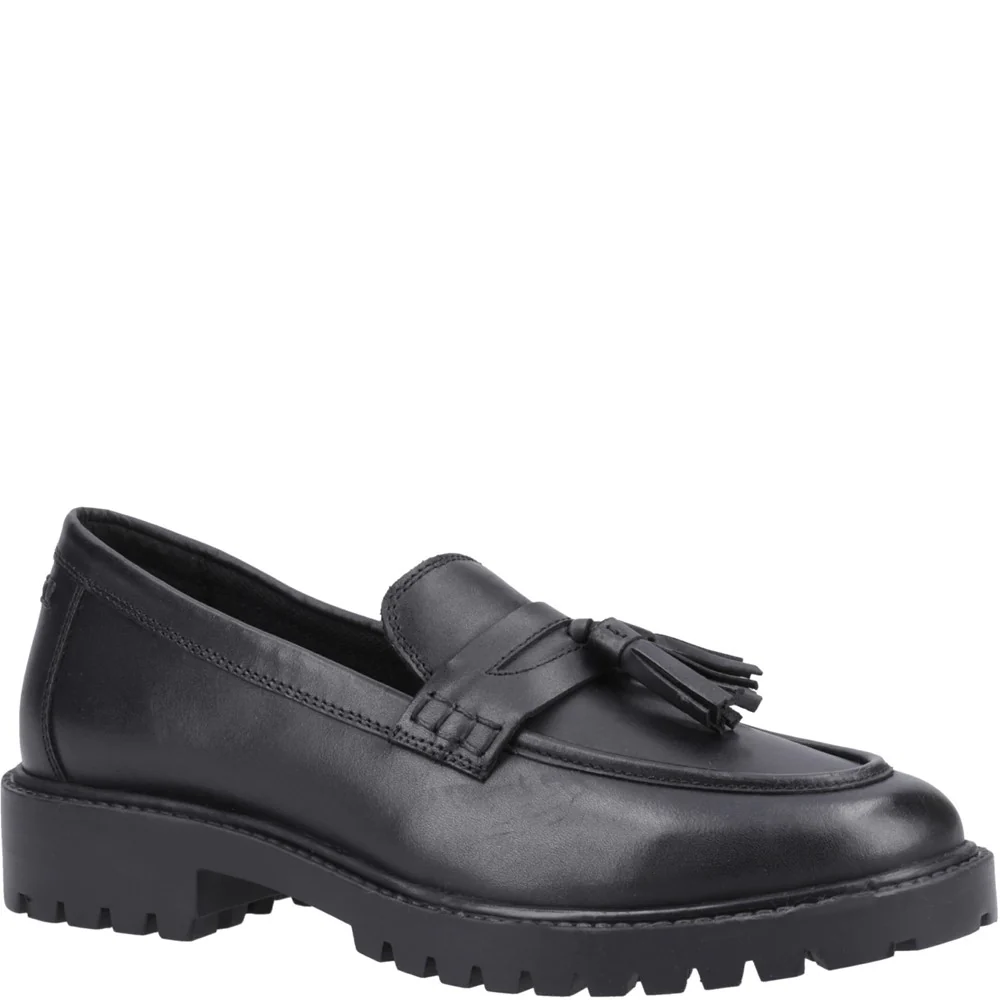 Black/Black Abigail Senior School Shoes
