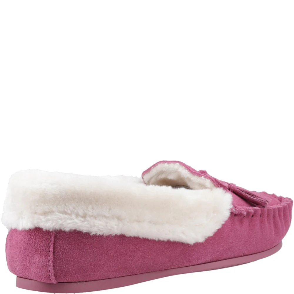 Pink Agnes Fur Slippers - Image 2