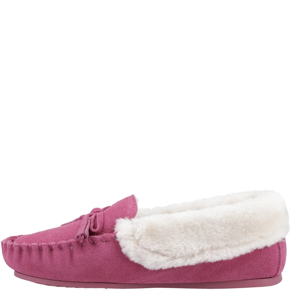 Pink Agnes Fur Slippers - Image 4