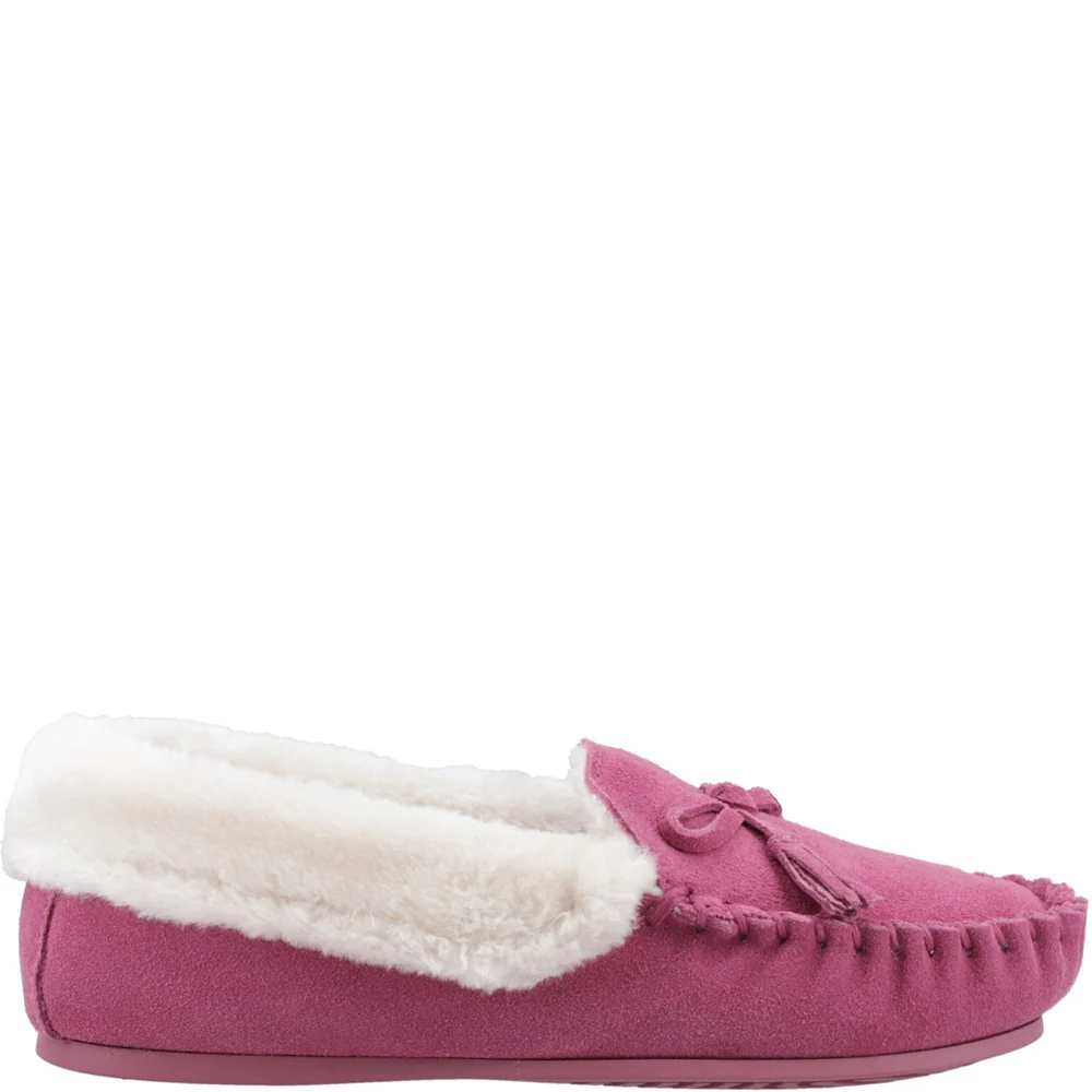 Pink Agnes Fur Slippers - Image 5