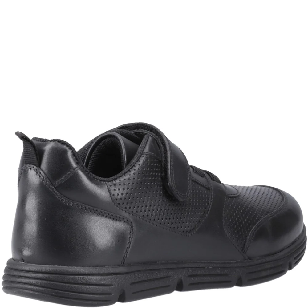 Black Alfie Bungee Junior School Shoes - Image 2