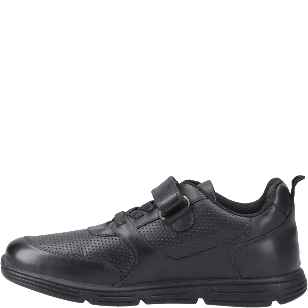 Black Alfie Bungee Junior School Shoes - Image 4