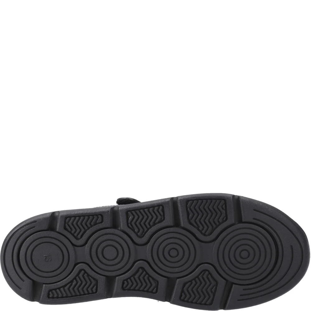 Black Alfie Bungee Senior School Shoes - Image 3