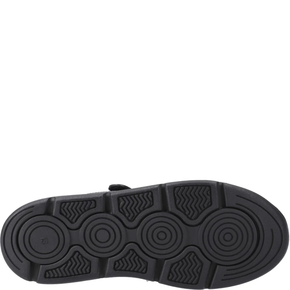 Black XL Alfie Bungee Senior School Shoes - Image 3