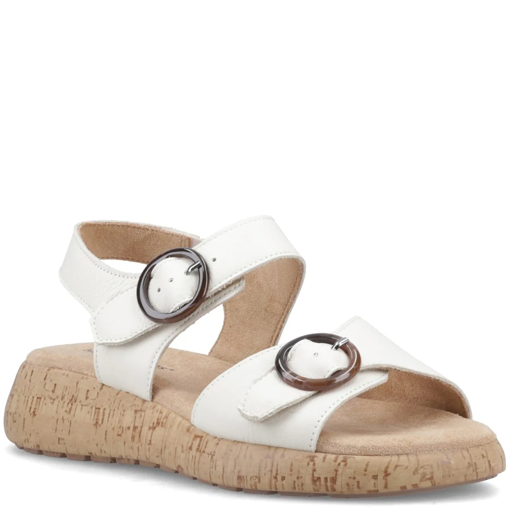 Cream Alison Buckle Sandals