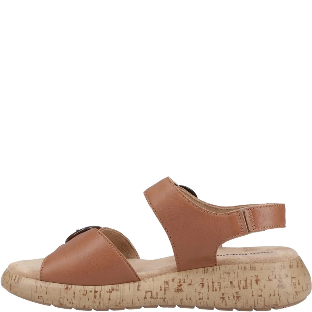 Tan Alison Buckle Sandals - Image 4
