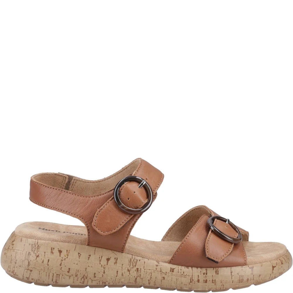Tan Alison Buckle Sandals - Image 5
