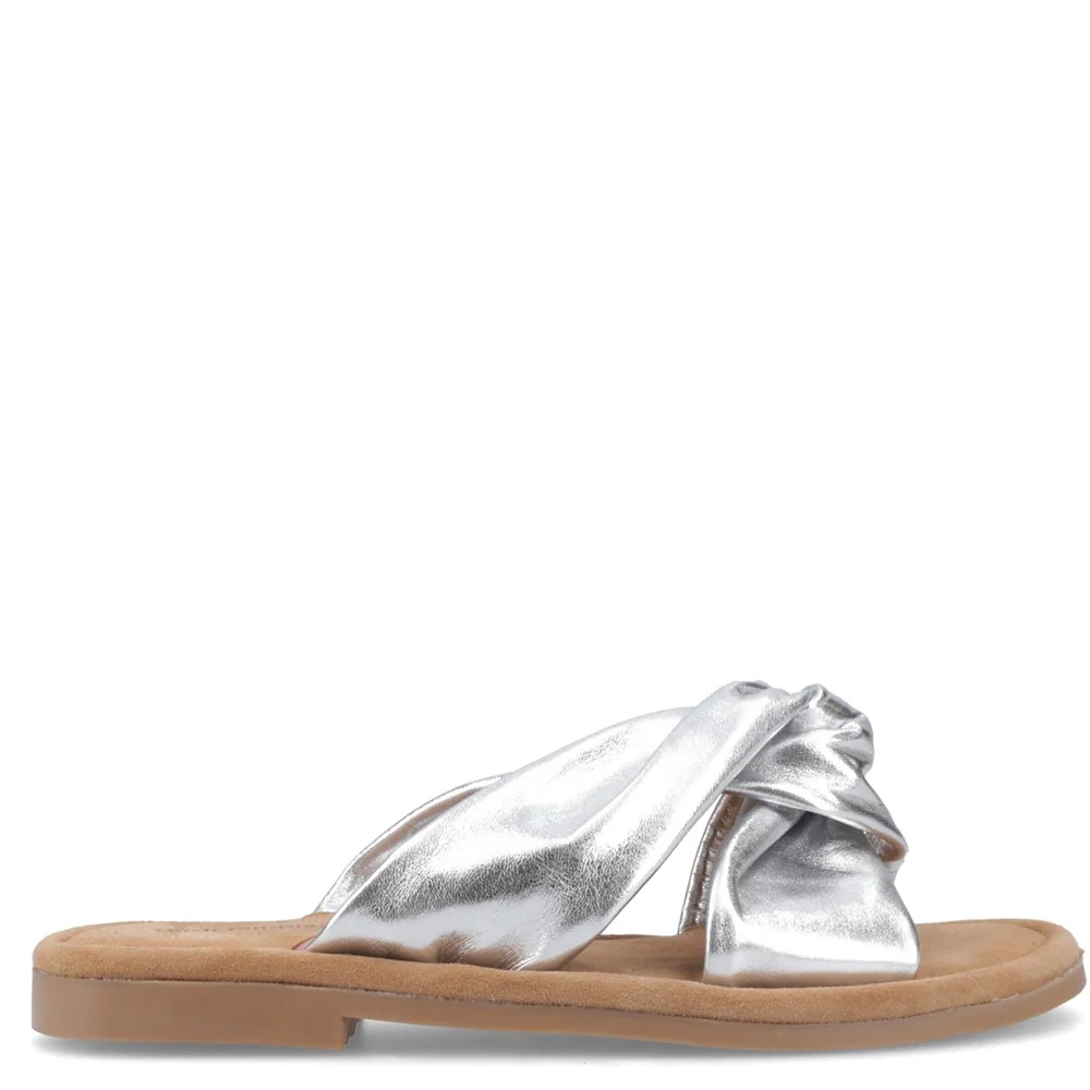 Silver Amy Wide Fit Sandals - Image 6