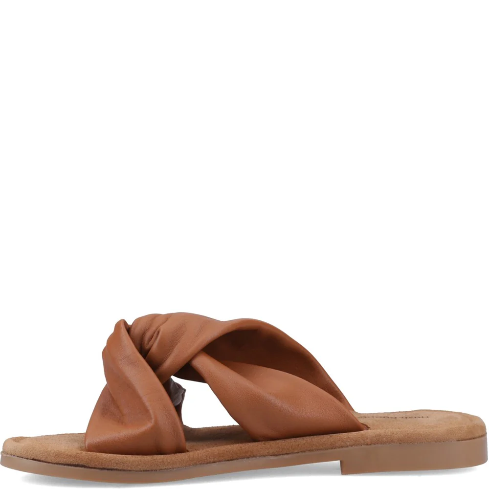 Tan Amy Wide Fit Sandals - Image 5
