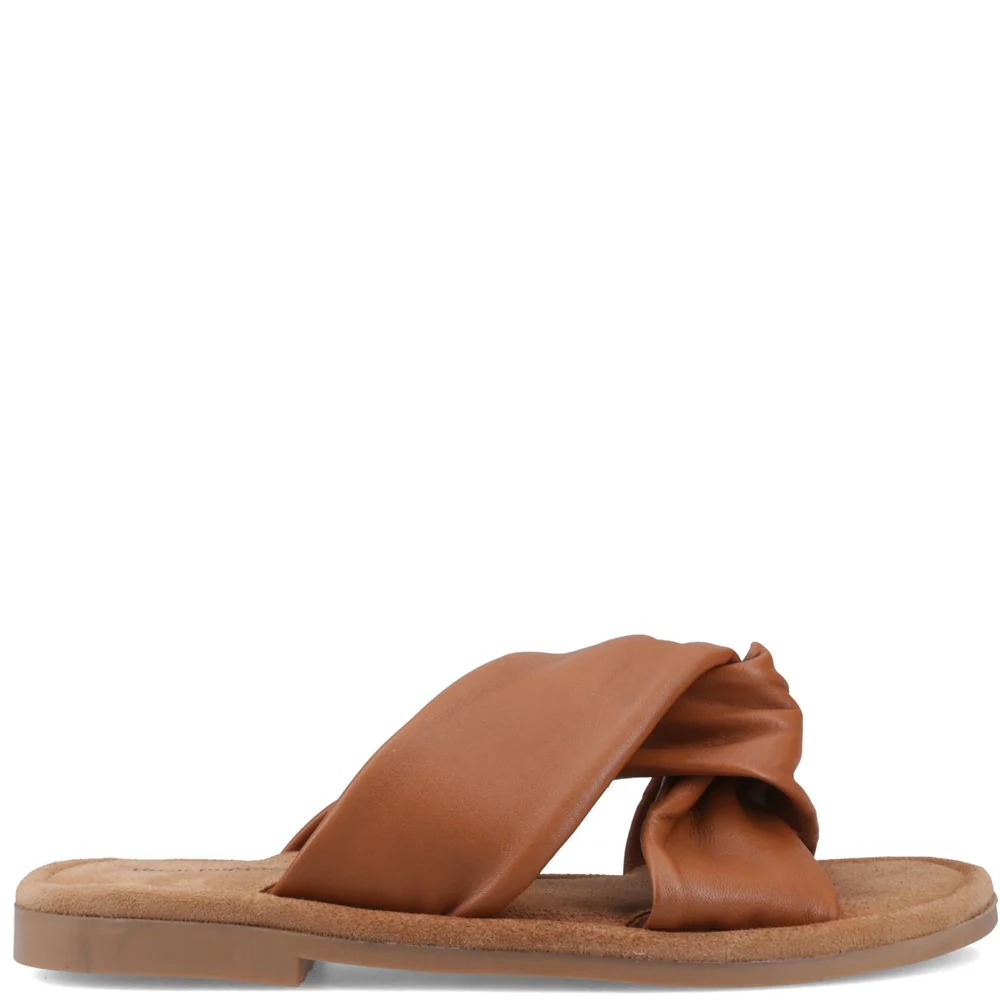 Tan Amy Wide Fit Sandals - Image 6