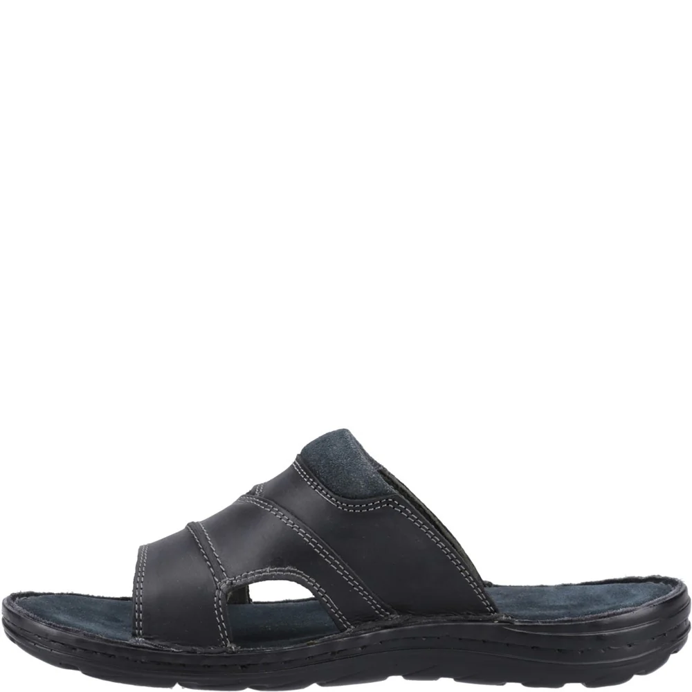 Black Archer Mule Sandals - Image 4