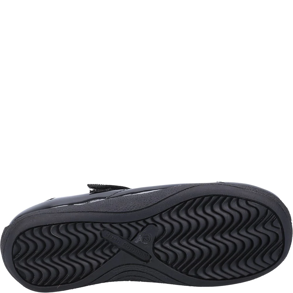 Black Aria Patent Senior School Shoes - Image 3