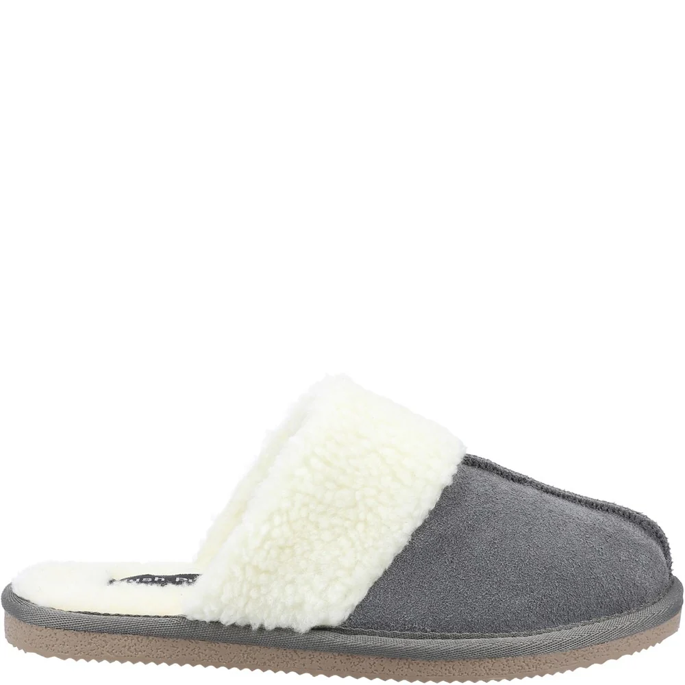 Grey Arianna Mule Slippers - Image 4