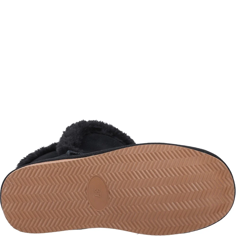 Black Ashleigh Bootie Slippers - Image 3