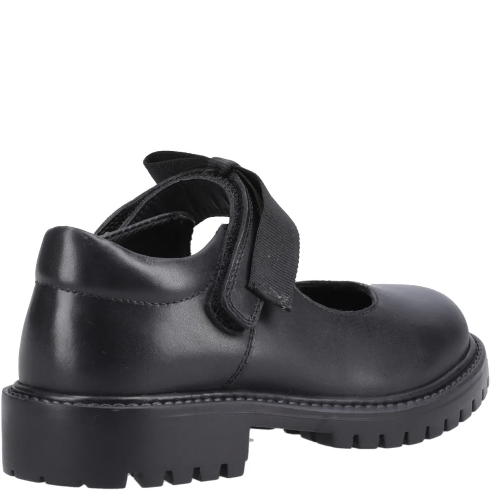 Black Astrid Bow Senior School Shoes - Image 2