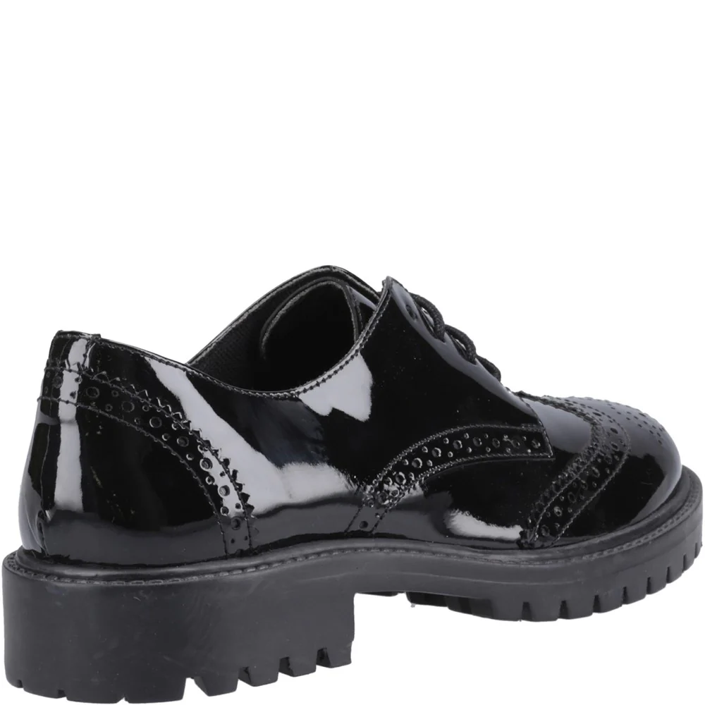 Patent Black XL Athena Senior School Shoes - Image 2
