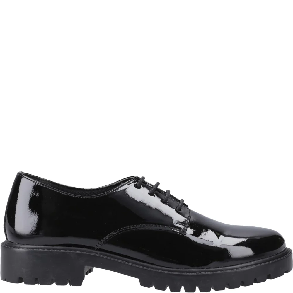 Black Aubrey Junior School Shoes - Image 5