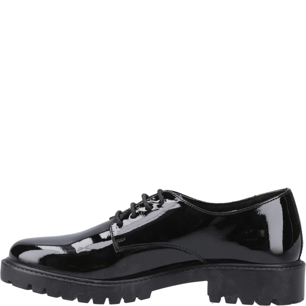 Black Aubrey Senior School Shoes - Image 4