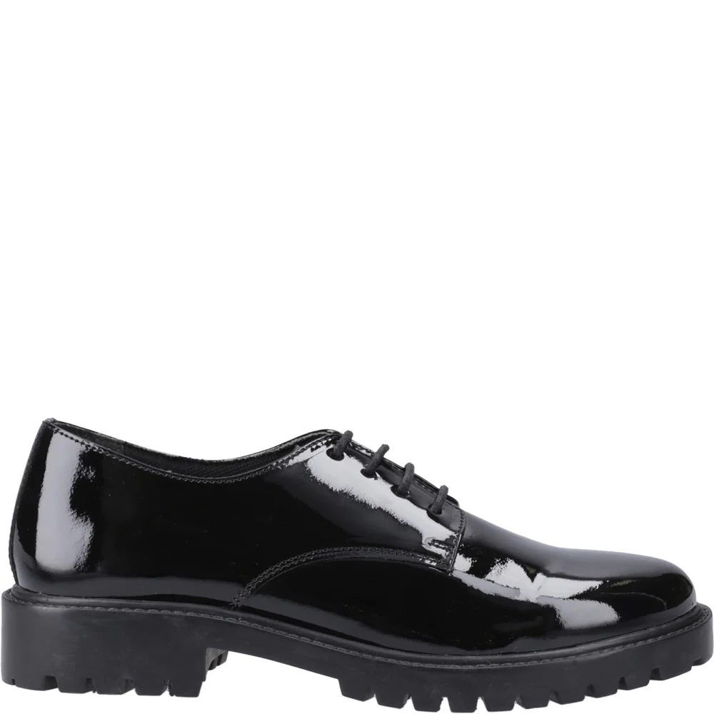 Black Aubrey Senior School Shoes - Image 5