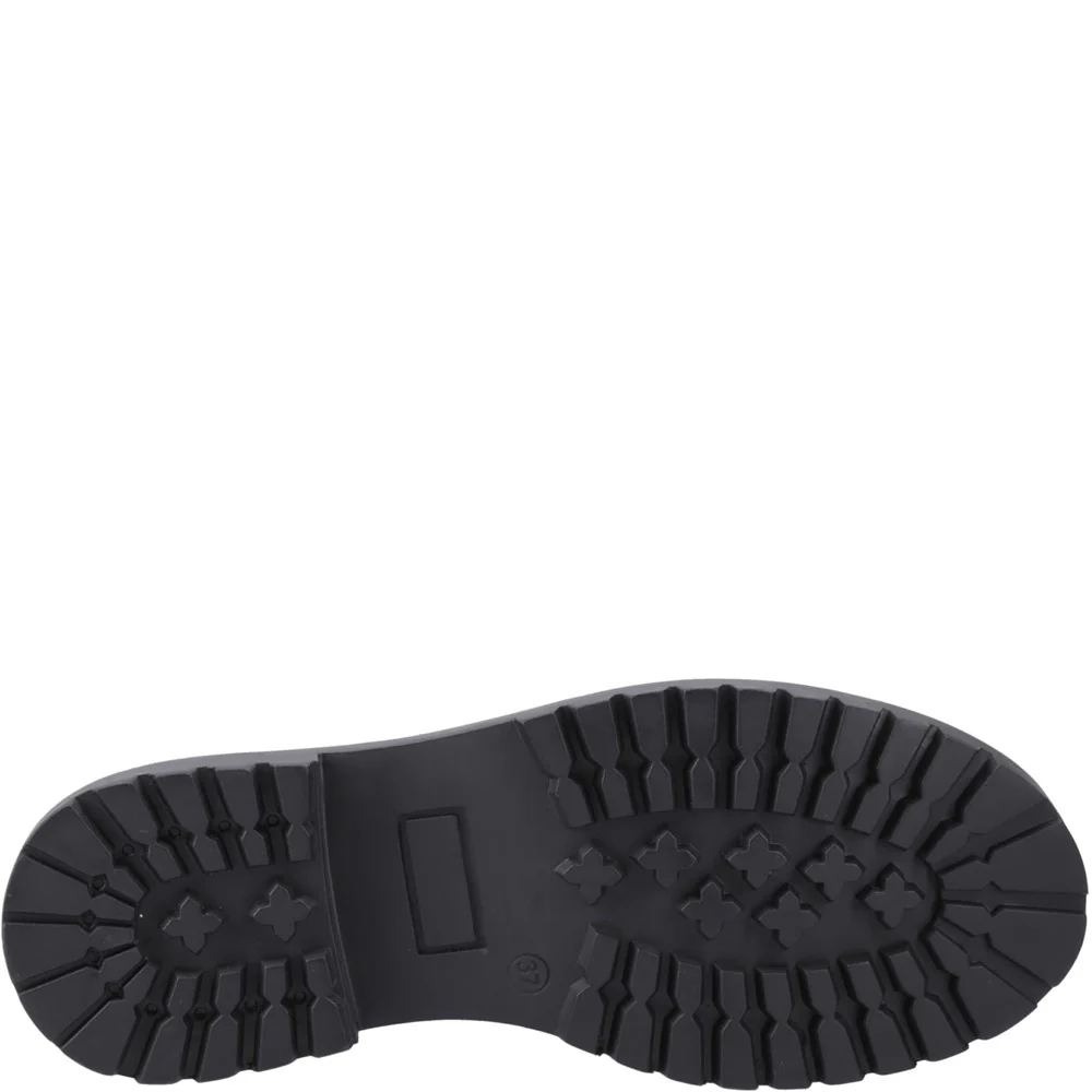 Black Aubrey Lace Up Senior School Shoes - Image 3