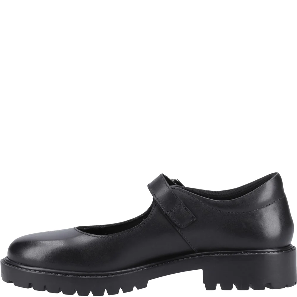 Black/Black Aurora Senior School Shoes - Image 4