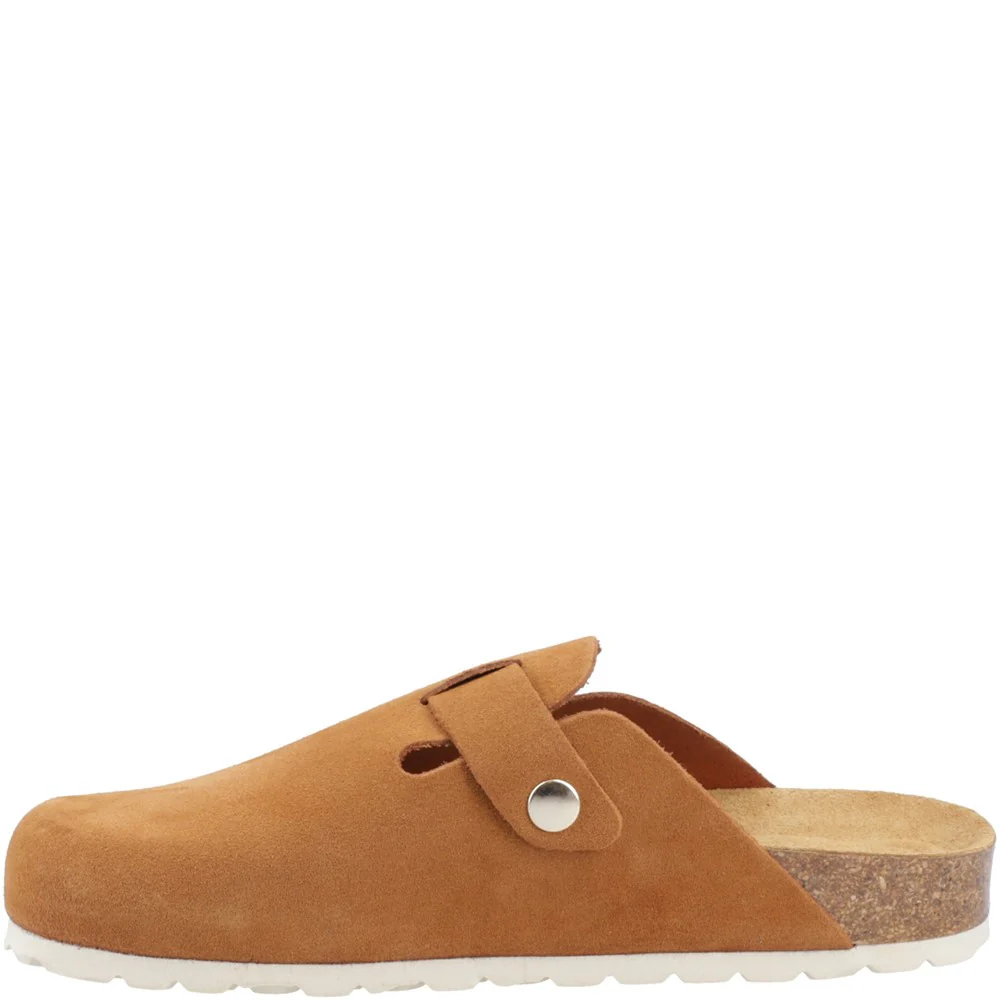 Tan Bailey Closed Toe Mules - Image 4
