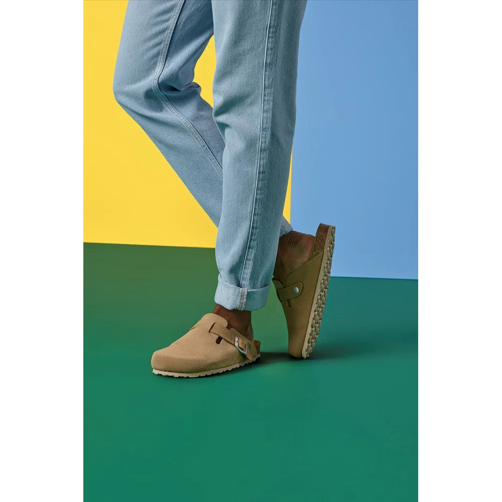 Taupe Bailey Closed Toe Mules - Image 2