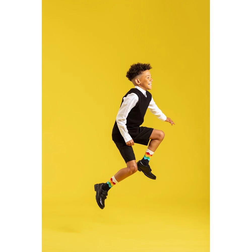 Black Barry Junior School Shoes - Image 6
