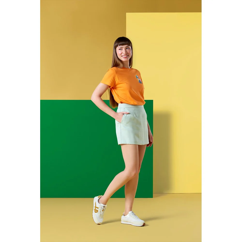 Orange Be Bright Ladies T-Shirt - Image 4