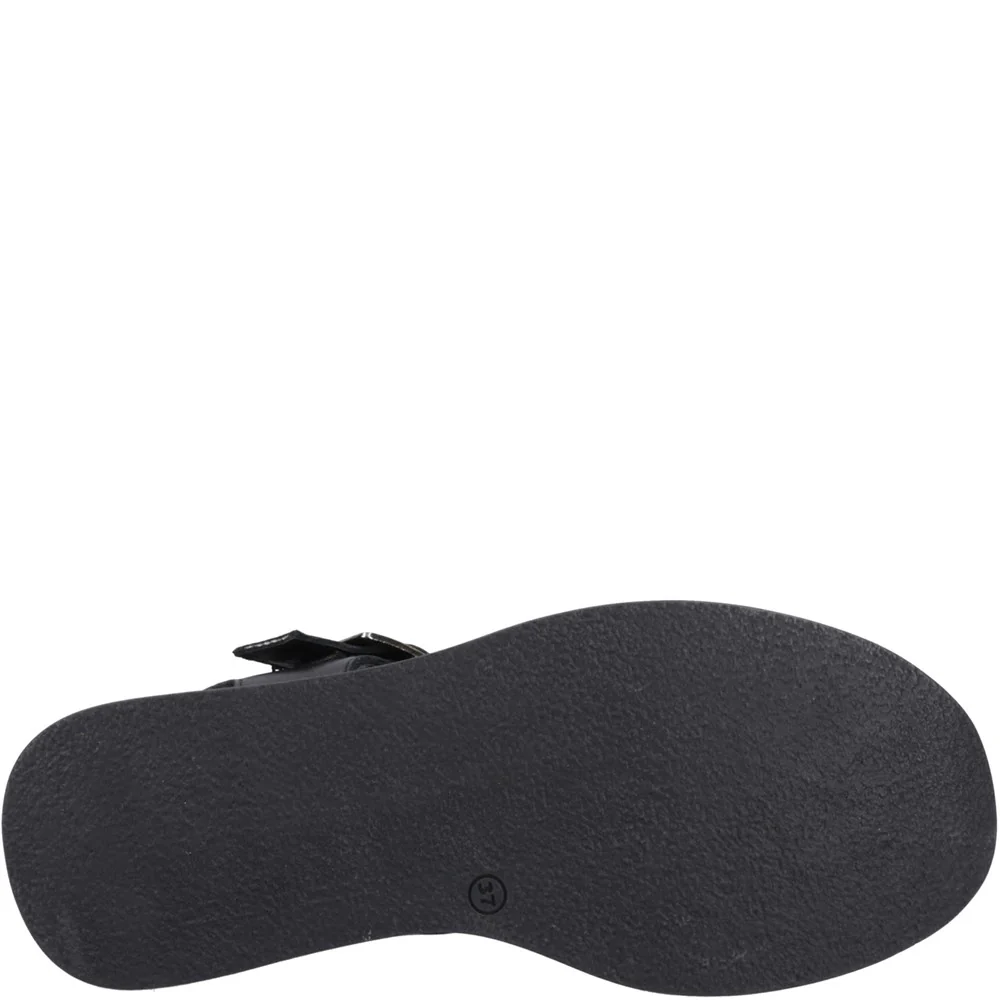 Black Beatrix Wedge Sandals - Image 3