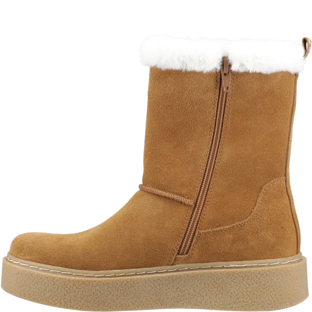 Tan Becca Mid Boots - Image 4