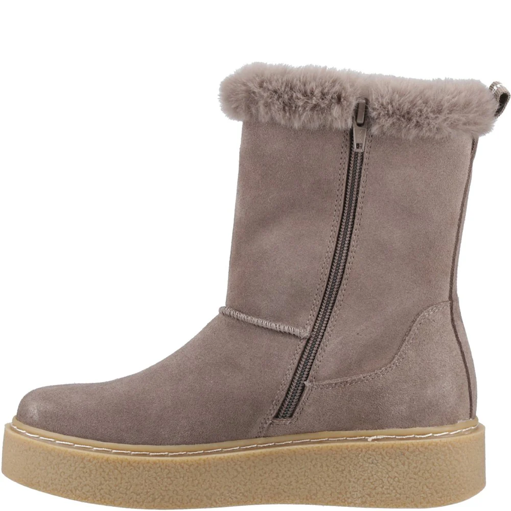 Taupe Becca Mid Boots - Image 4