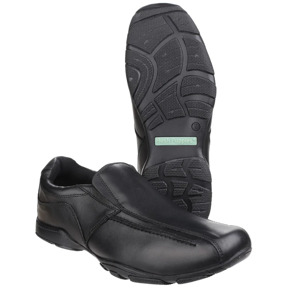 Black Bespoke Senior School Shoes - Image 3