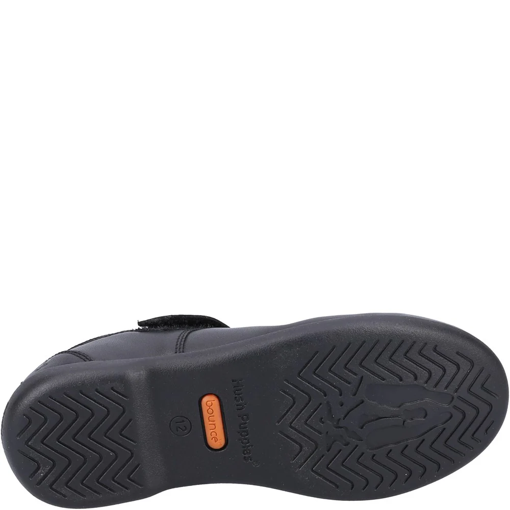 Black Bianca Junior School Shoes - Image 3