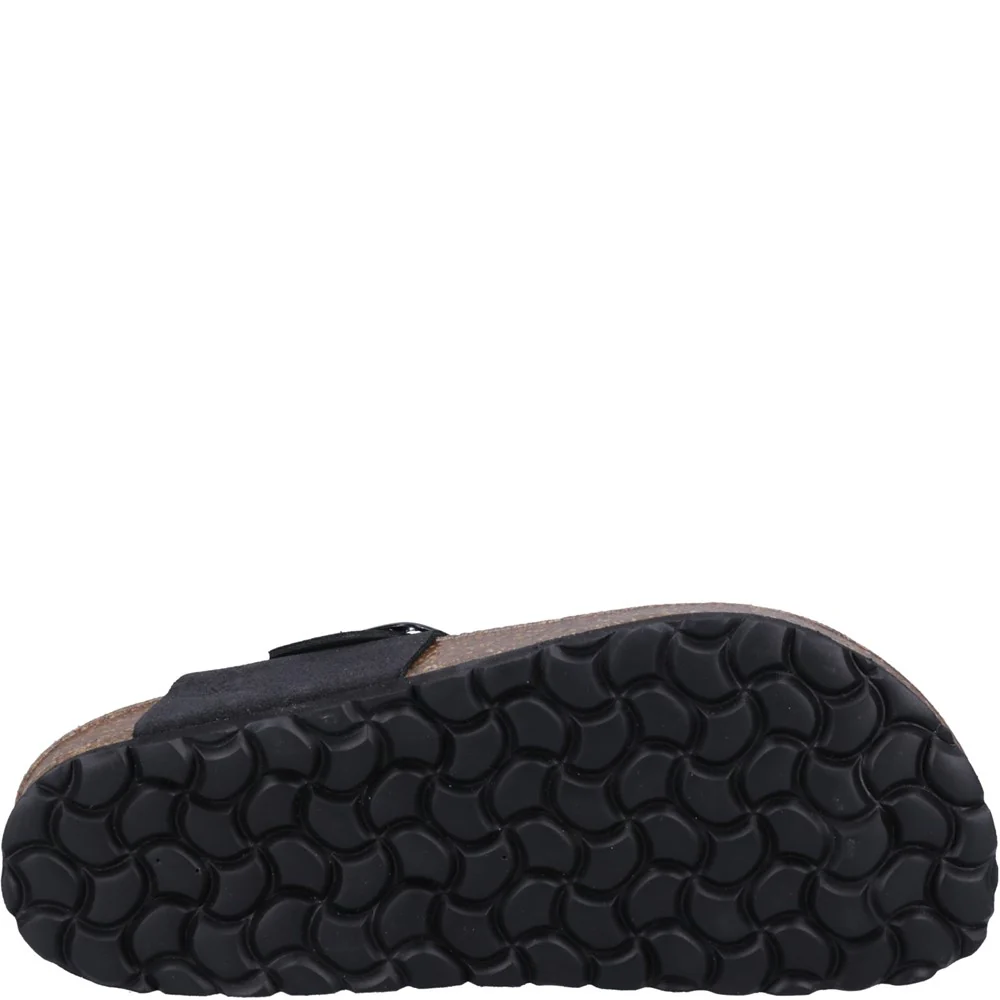 Black Billie Toepost Sandals - Image 3