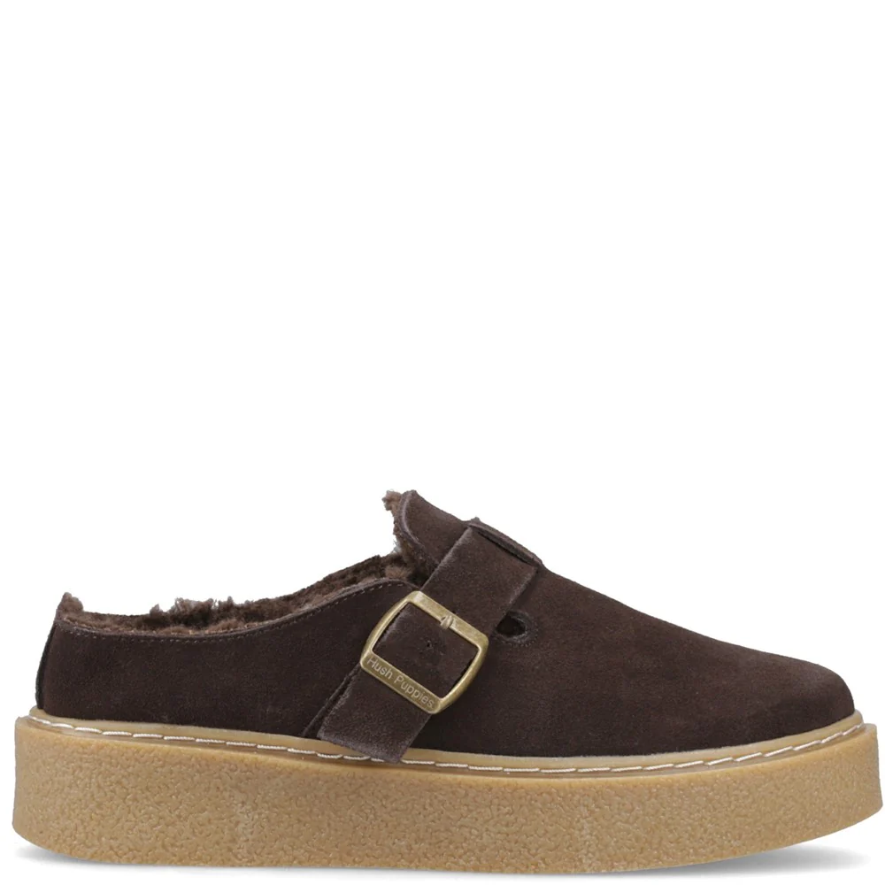 Chocolate Blanche Fur Mules - Image 5