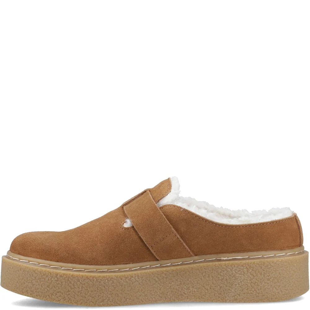 Tan Blanche Fur Mules - Image 5