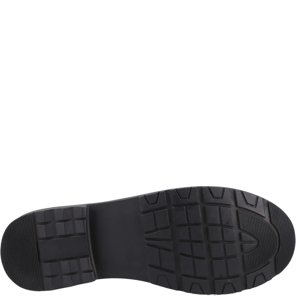 Black Brian Senior School Shoes - Image 3