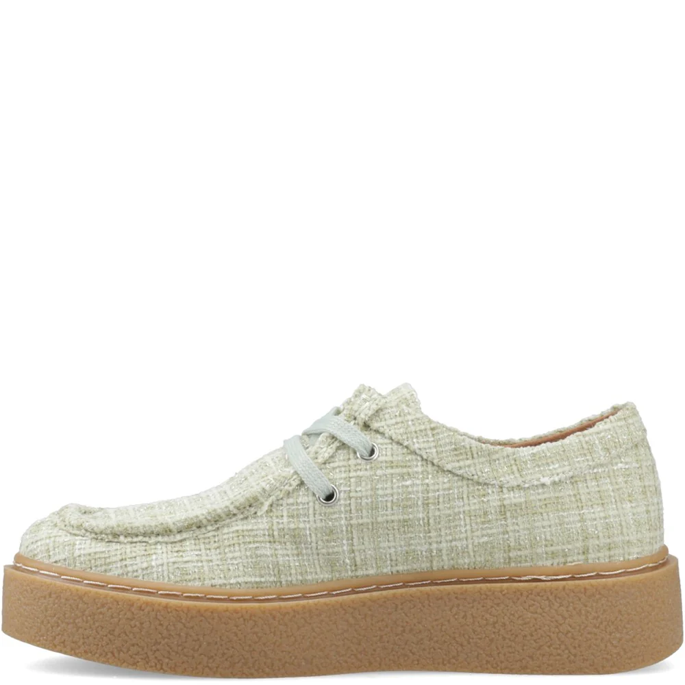 Mint Bridie Textile Moccasins - Image 4