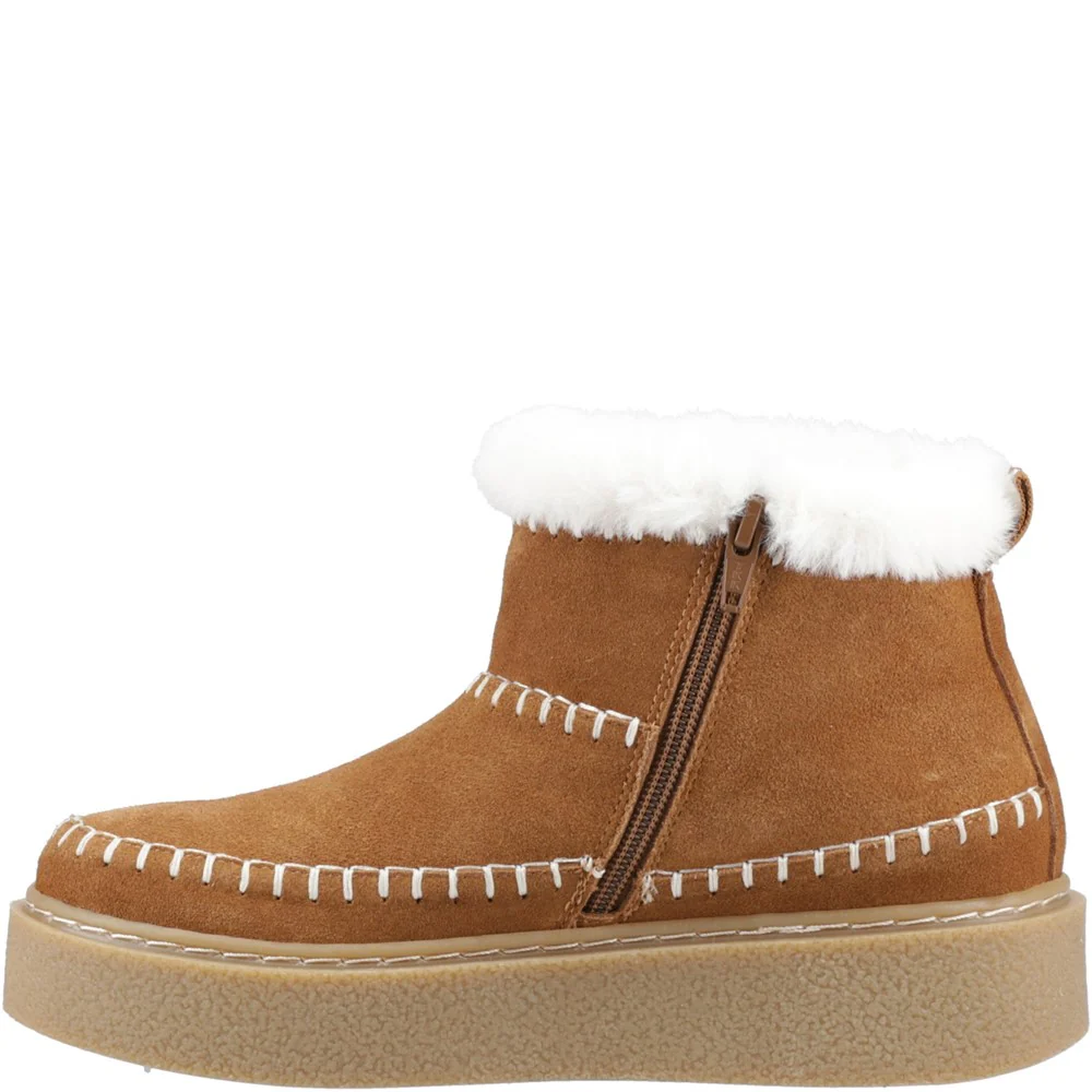 Tan Brielle Stitch Boots - Image 4