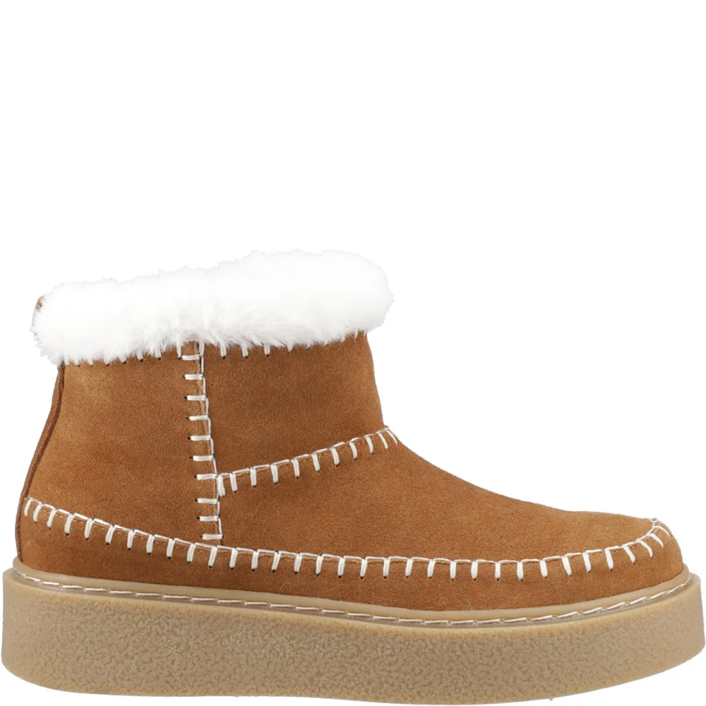 Tan Brielle Stitch Boots - Image 5