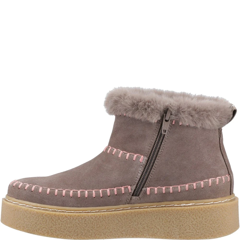 Taupe Brielle Stitch Boots - Image 4