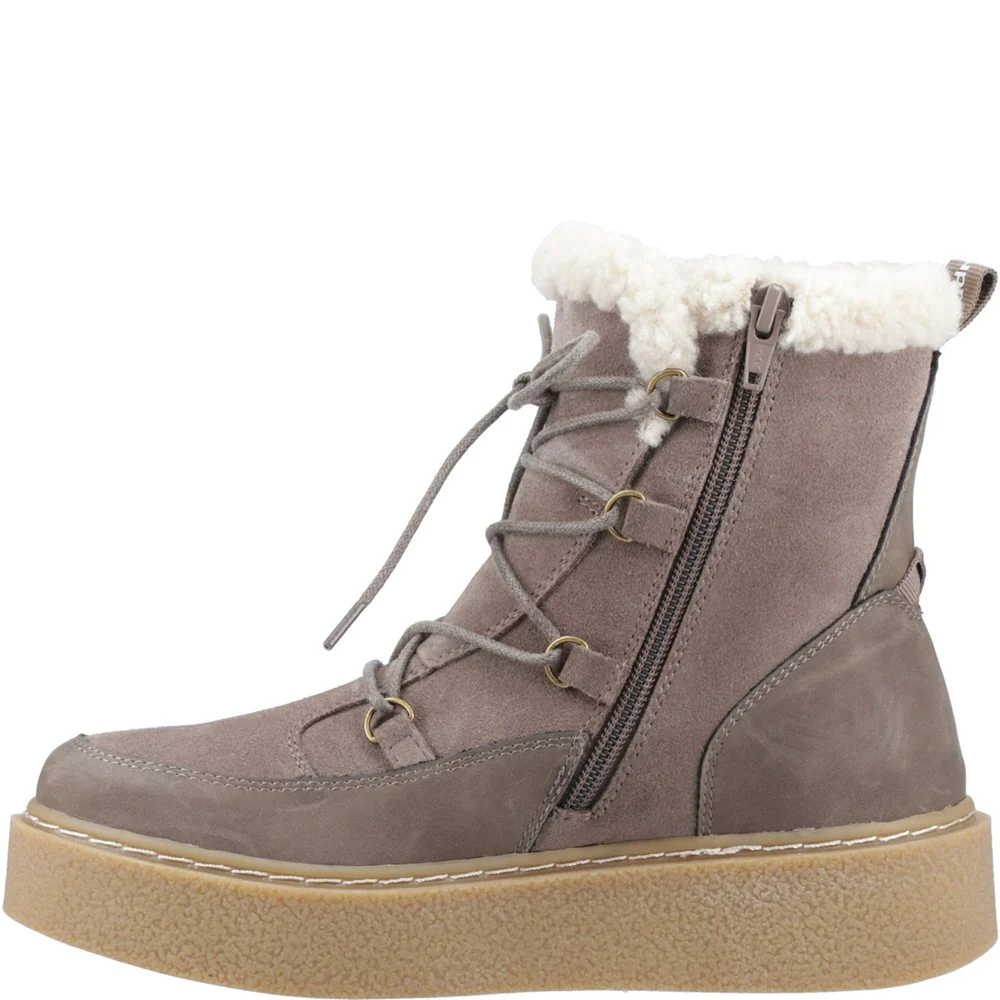 Taupe Bronte Ski Boots - Image 4