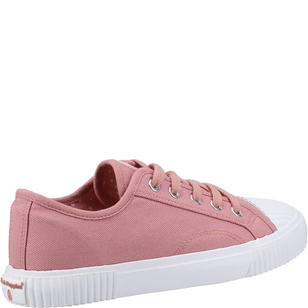 Pink Brooke Canvas Trainers - Image 2