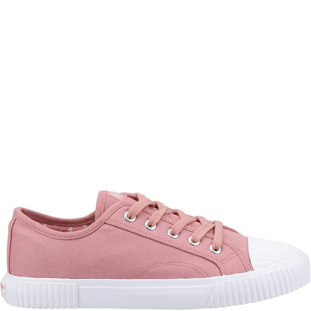 Pink Brooke Canvas Trainers - Image 4
