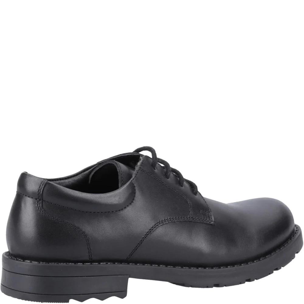 Black Bruno Junior School Shoes - Image 2