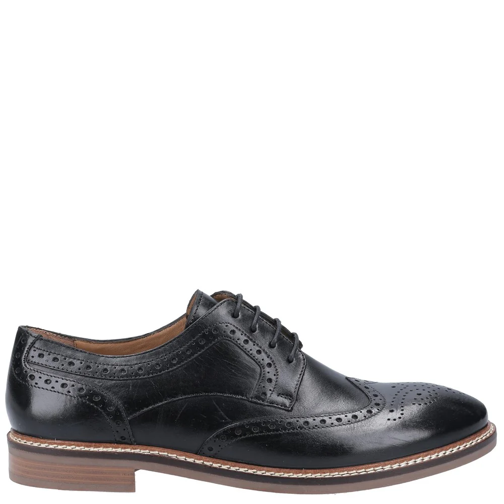 Black Bryson Brogue Lace-Up Shoes - Image 4