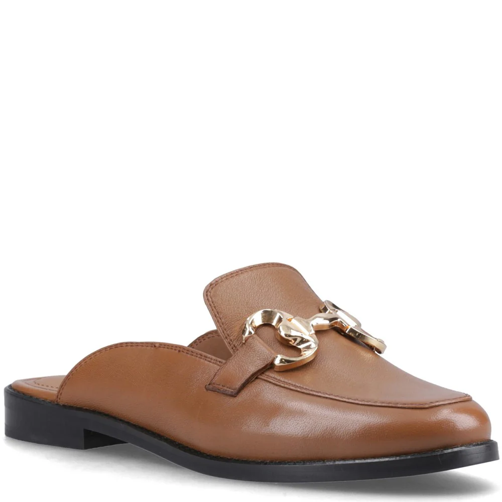 Tan Cathleen Mules - Image 3